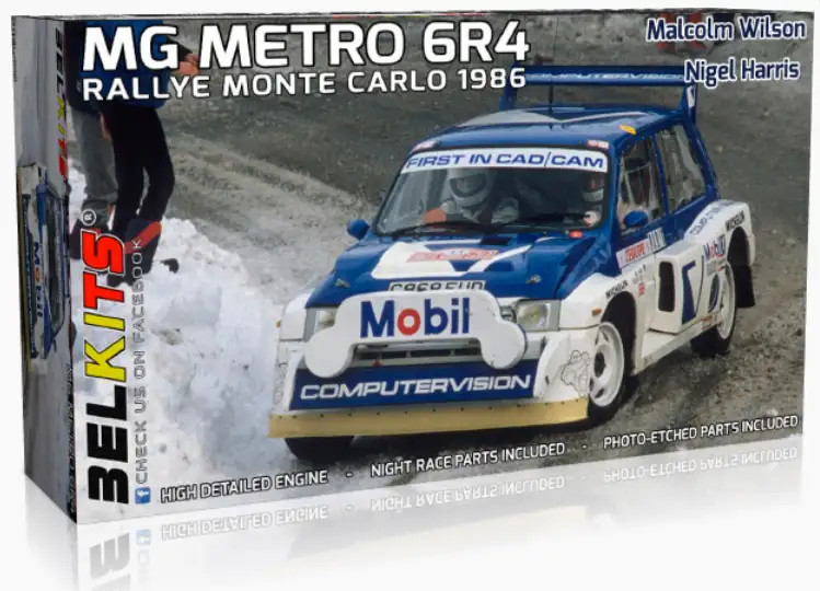 Belkits MG Metro 6R4 Gr. B #11 Rallye Monte Carlo 1986, #BEL015