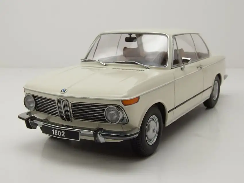 BMW 1802 1.Serie Facelift 1971 weiß Modellauto 1:18 KK Scale