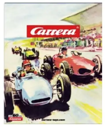 Carrera Blechschild Motiv 1: 1950er Jahre Formel 1 "60 Jahre Carrera Retro Plate" #20021136