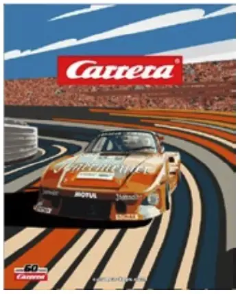 Carrera Blechschild Motiv 4: Porsche 935 DRM "60 Jahre Carrera Retro Plate" #20021140