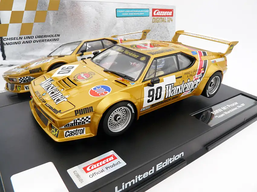 Carrera Digital 124 #20023955 BMW M1 Procar "Team Warsteiner, No.90" Limited Edition 2023 Sondermodell