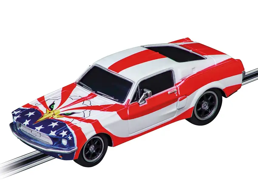 Carrera GO!!! #20064289 Ford Mustang ´67 "Stars´n Stripes"