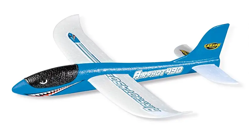 Carson Airshot 490 Wurfgleiter, extrem flexibel und haltbar, "blau" #500504012