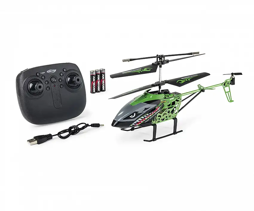 Carson Easy Tyrann 280 2,4 GHz 100% RTF grün Koaxial-Helicopter #500507174