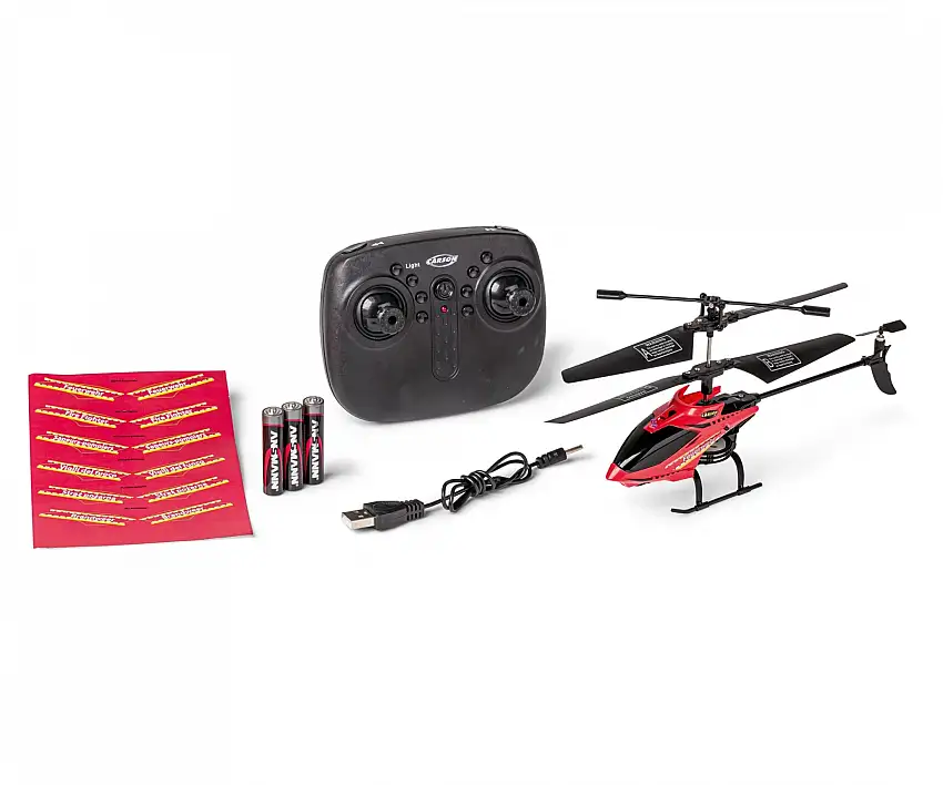 Carson Fire Fighter Tyrann 230 Gyro 2,4 GHz 100% RTF Feuerwehr Koaxial-Helicopter #500507185