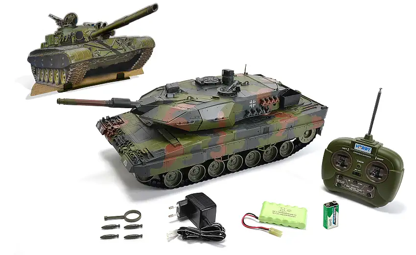 Carson 1:16 Panzer Leopard 2A5 Fertigmodell 100% RTR, 2,4 GHz #500907189