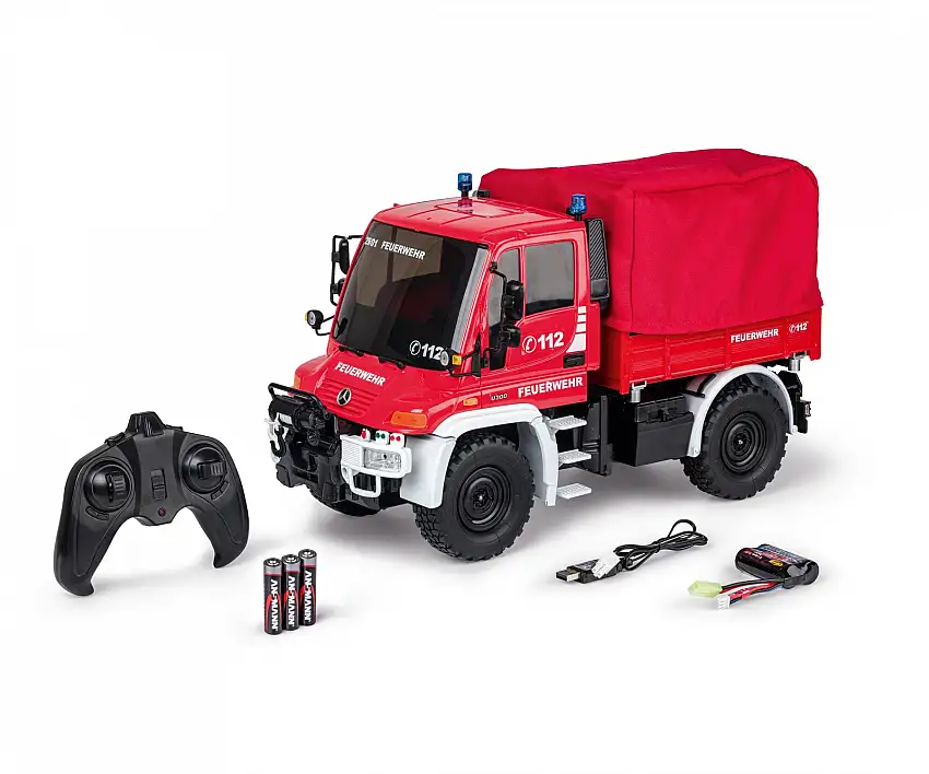Carson Mercedes-Benz Unimog U300 Feuerwehr 100% RTR (mit 2.4 GHz RC-Anlage) #500907721