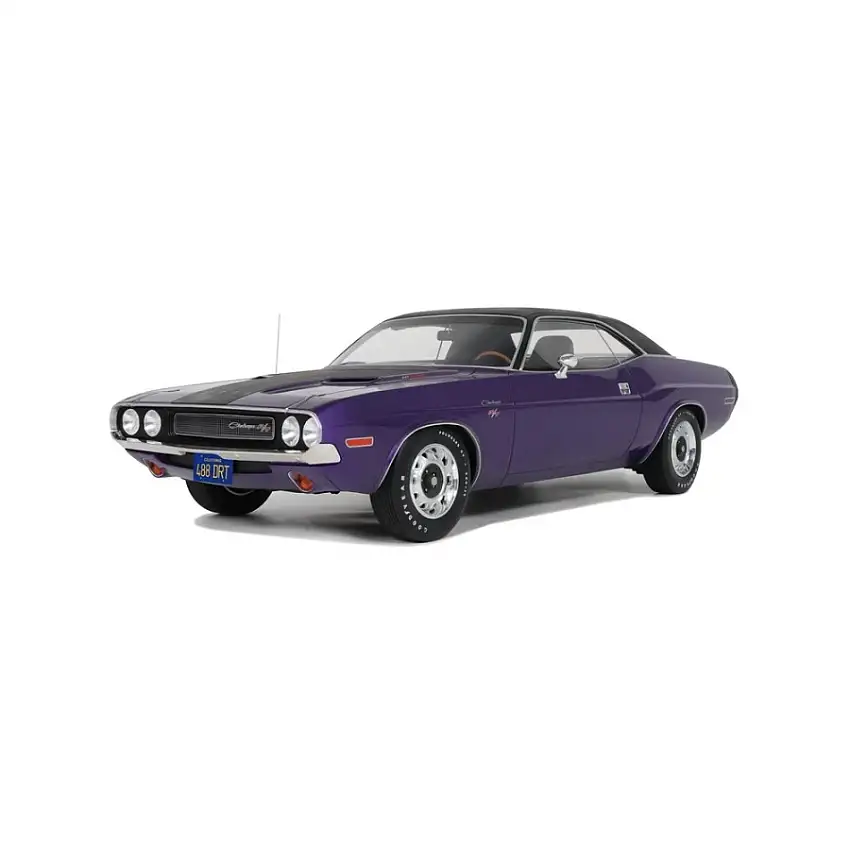 Dodge Challenger R/T 1970 plum crazy lila schwarz Modellauto 1:12 Ottomobile