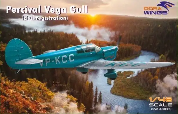 DoraWings Percival Vega Gull Sportflugzeug (civil registration) #DW48015