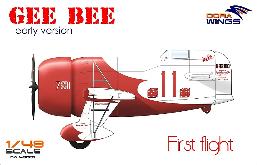 DoraWings Gee Bee early version "first flight" #DW48026