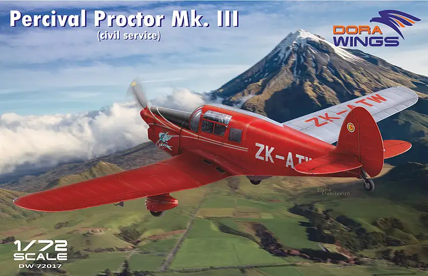 DoraWings Percival Proctor Mk. III (civil service) Sportflugzeug #DW72017