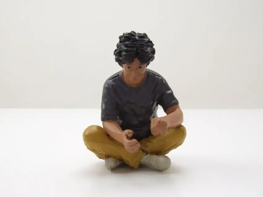 Figur RWB Legend Akira Nakai-San sitzend für 1:18 Modelle American Diorama