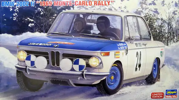Hasegawa BMW 2002 ti "1969 Monte-Carlo Rally", #20332