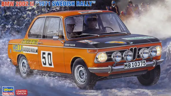Hasegawa BMW 2002 ti Alpina "1971 Swedish Rally", #20381