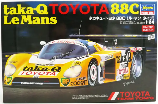 Hasegawa Toyota 88C "taka-Q" 1988 Le Mans Gr. C Endurance, #20416