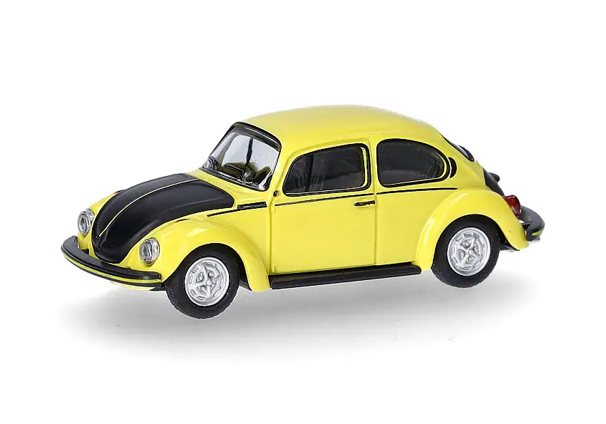 Herpa Volkswagen VW Käfer 1303 S GSR, "Der gelb-schwarze Renner", #421102