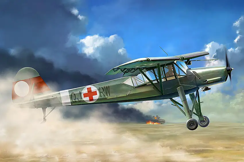 Hobby Boss Fieseler Fi156 D-1 Storch Aufklärungs- und Transportflugzeug #80182