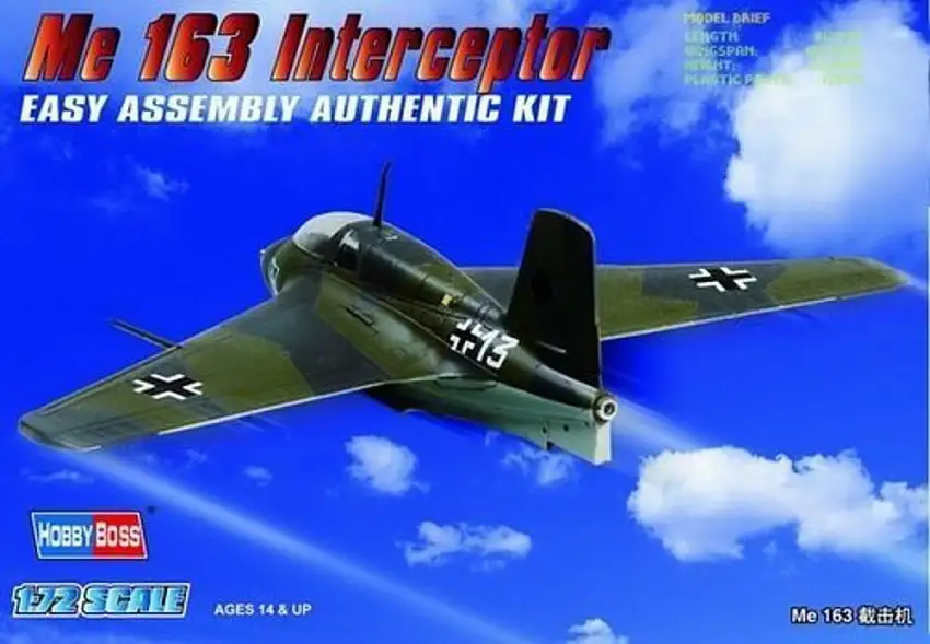 Hobby Boss Messerschmitt Me 163 "Komet" (Kraftei) Abfangjäger #80238