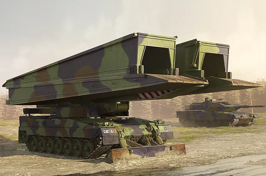 Hobby Boss Bundeswehr Brückenleger Panzerschnellbrücke Leguan PSB-2-28(m) (German Iguana) #84569
