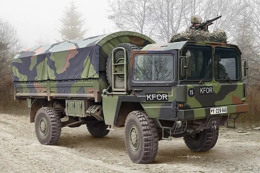 Hobby Boss Bundeswehr / KFOR LKW MAN 5t mil gl, #85507