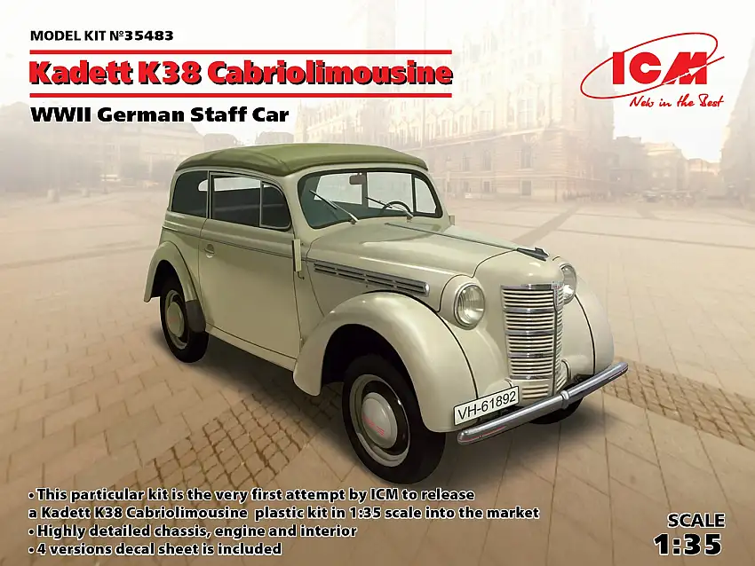 ICM Kadett K38 Cabriolimousine (WWII german staff car), #35483