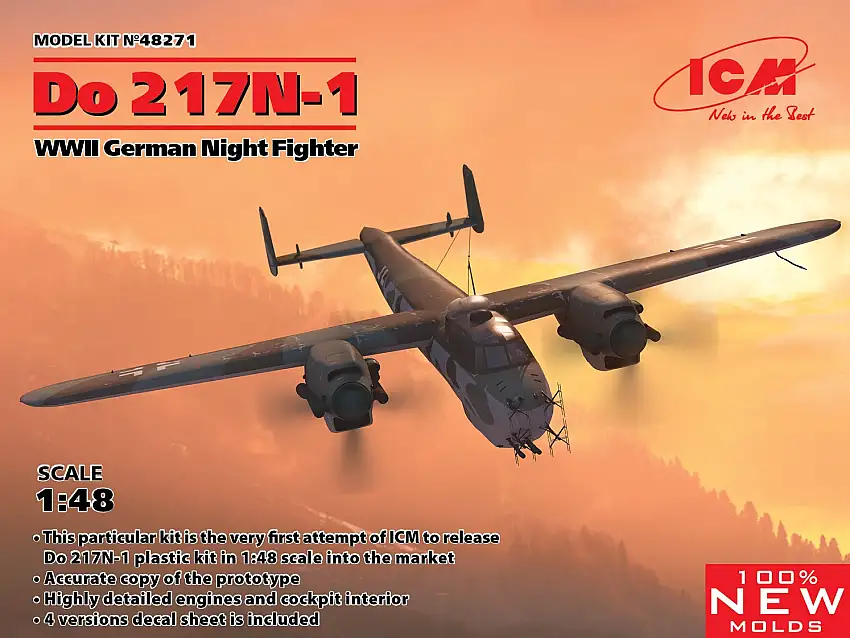 ICM Dornier Do 217N-1 WWII Deutscher Nachjäger, #48271