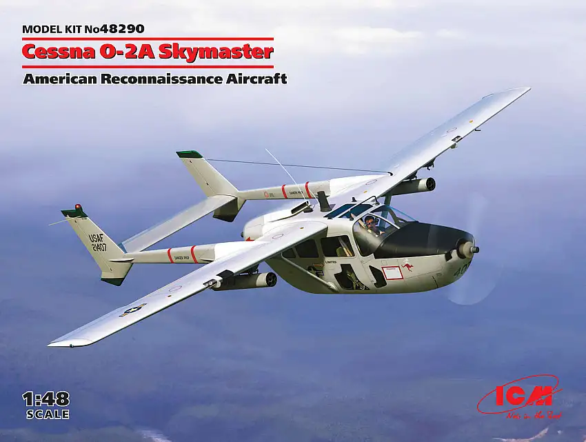 ICM Cessna O-2A Skymaster american reconnaissance aircraft, #48290