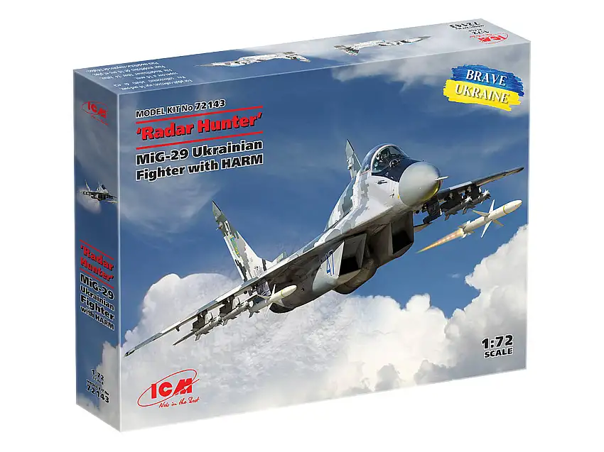 ICM "Radar Hunter" - Mikojan-Gurewitsch MiG-29 "9-13" with AGM-88 HARM, Ukrainian Air Force Fighter #72143