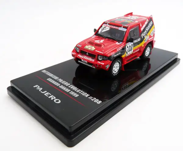 INNO64 Mitsubishi Pajero Evolution #208 Granada - Dakar 1999, #IN64-EVOP-PS99