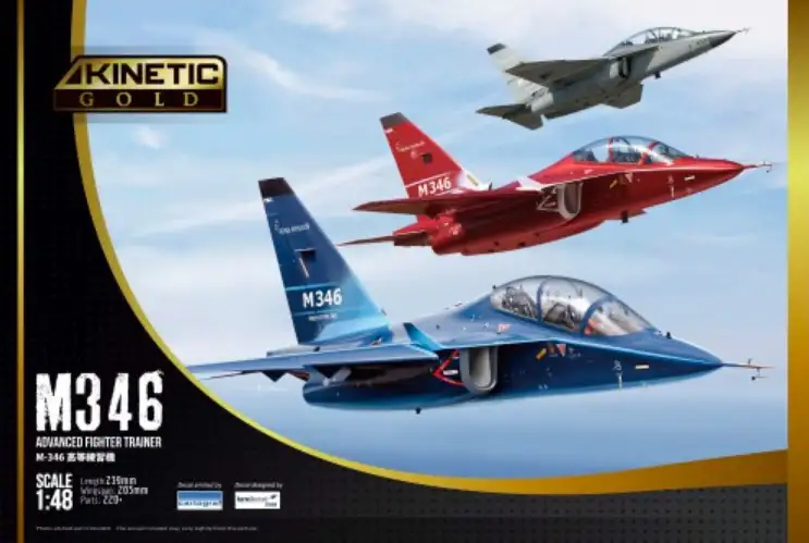 Kinetic Gold Alenia Aermacchi M-346 Master advanced fighter trainer (YAK-130), #K48063
