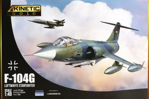 Kinetic Gold F-104G Starfighter Luftwaffe, #K48083