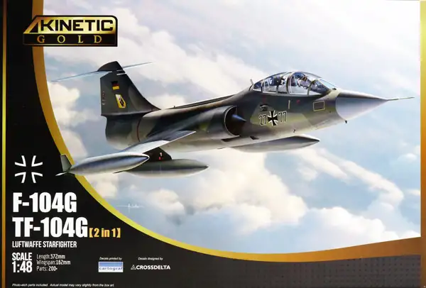 Kinetic F-104G / TF-104G Luftwaffe-Starfighter der Bundes-Luftwaffe, #K48089