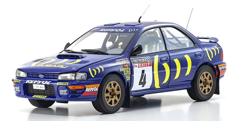 Kyosho Subaru Impreza #4 RAC Rallye 1994, Colin McRae / Derek Ringer #08962A