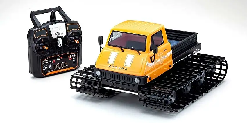 Kyosho 1:12 Trail King Raupenfahrzeug EP RTR (mit 2,4 GHz RC-Anlage, Akku und USB-Lader) #34903T1