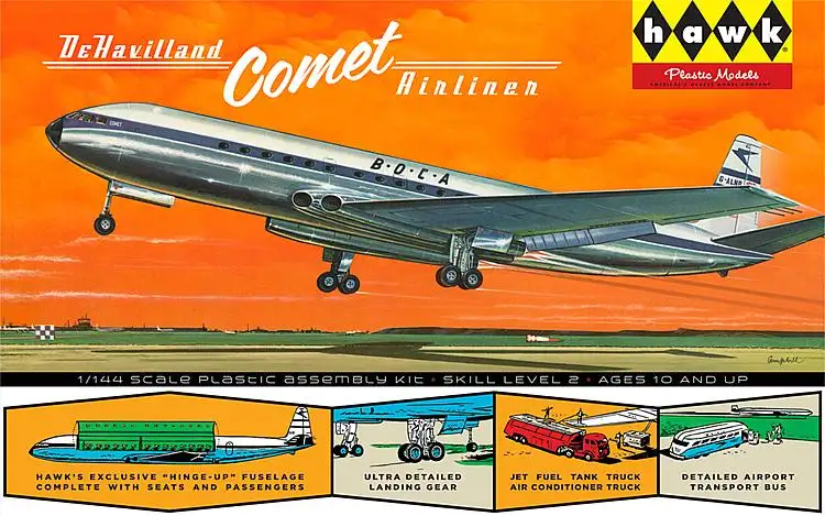 Hawk / Round2 DeHavilland Comet Airliner, #HL512/12