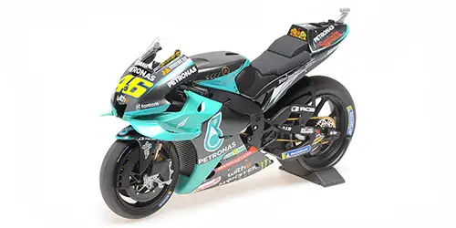 Minichamps Yamaha YZR-M1 Team Petronas Yamaha SRT Valencia MotoGP 2021 Last Race of VR46 Valentino Rossi, #122213246
