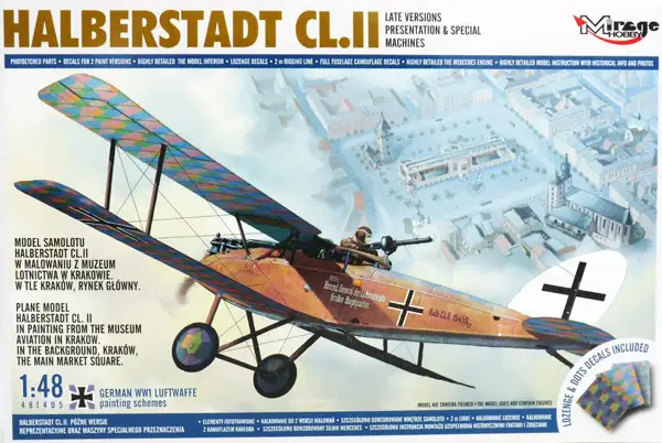 Mirage Hobby Halberstadt CL.II (late versions, presentation & special machines) #481405