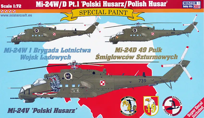 Mister Craft Mil M-24W/D/V Pt.1 "Polski Husarz / Polish Husar" special paint, #060466
