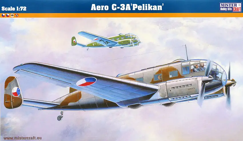 Mister Craft Aero C-3A "Pelikan" post war czechoslovakian transport plane, #060534