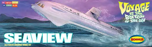 Moebius Models Seaview "Voyage To The Bottom Of The Sea", #808