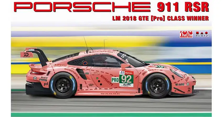 Platz / NuNu Hobby Porsche 911 RSR "Pink Pig" 2018 LM GTE Class Winner, #PN24040
