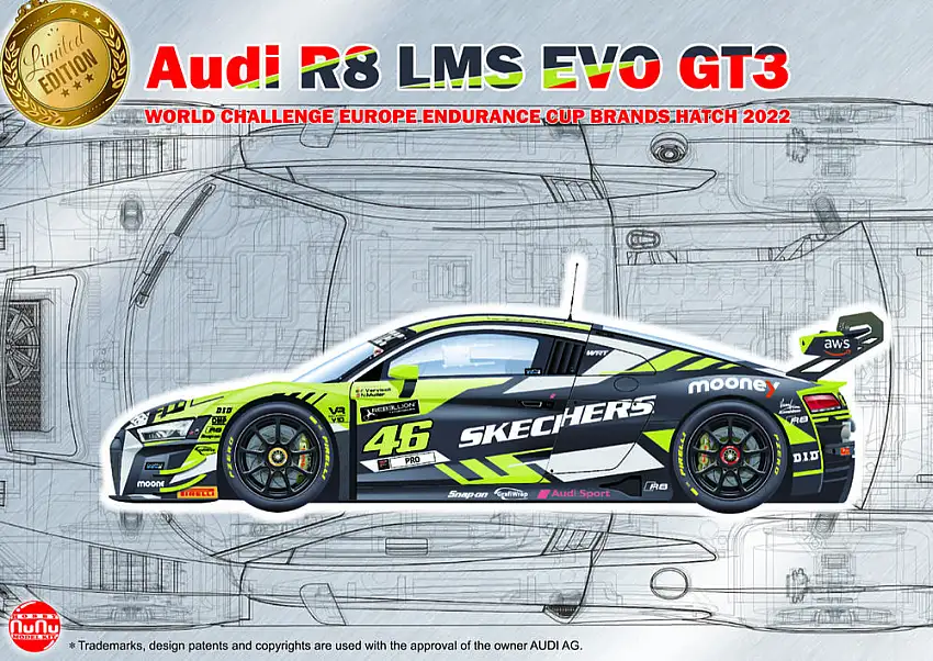 Platz / NuNu Hobby Audi R8 LMS GT3 World Challenge Europe Imola 2022, #PN24044
