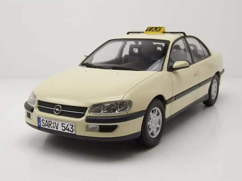 Opel Omega B Taxi 1996 beige Modellauto 1:18 Triple9