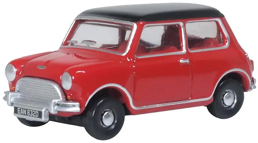 Oxford Austin Mini Cooper 1275 S Tartan red / black, #76MN012