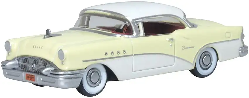 Oxford 1955 Buick Century Condor yellow / Dover white, #87BC55008