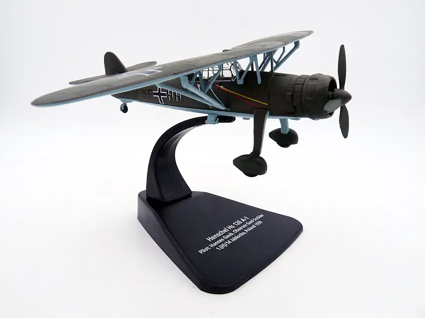 Oxford Henschel Hs 126 A-1 "5F+HH" Pilot Hannes Gaub, Beobachter Gerd Schröder, 1.(H)/14 Jablonka, Polen 1939, #AC120S