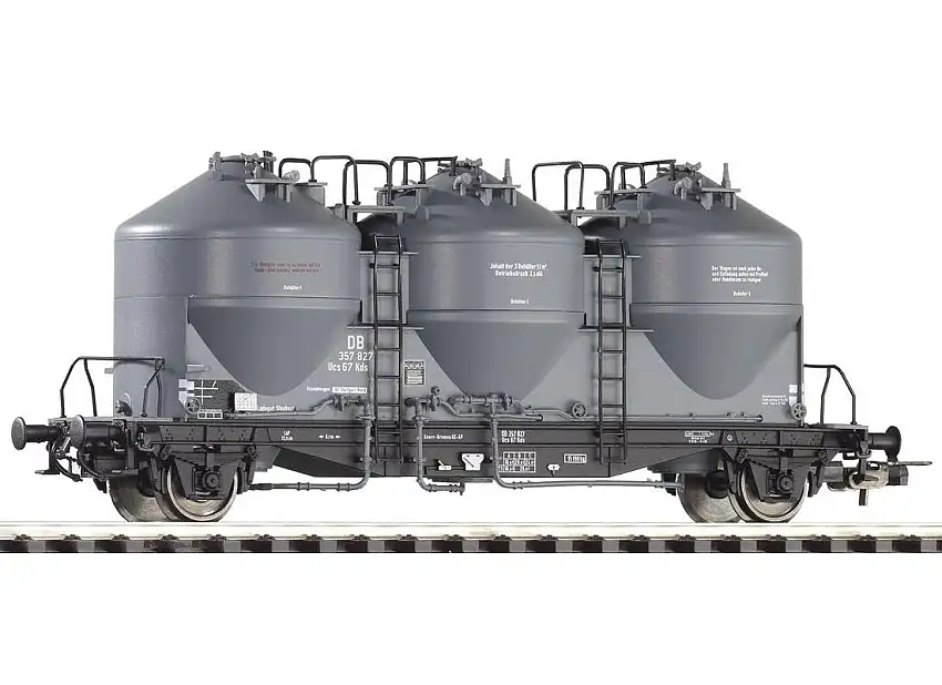 Piko Staubbehälterwagen Kds 67 (drei Bottiche) Wg. Nr.: 357 822 DB, #54510-3
