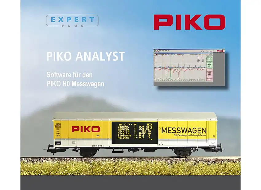 Piko Messwagen H0 Analyst Software CD-ROM, #55051