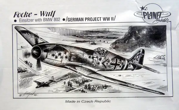 Planet models Focke-Wulf Einsitzer mit BMW 802 #019