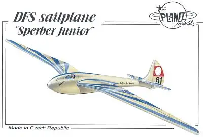 Planet models DFS Sperber Junior Segelflugzeug #132